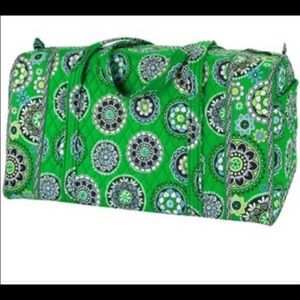 Vera Bradley Green Cupcakes Duffel